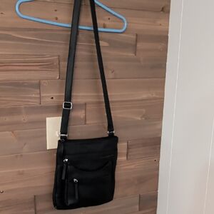Source Unknown Black Messenger Bag